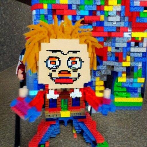 chuckie finster made of legos 