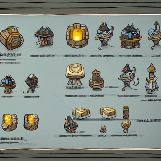 blueprints for dofus, concept art, blueprint