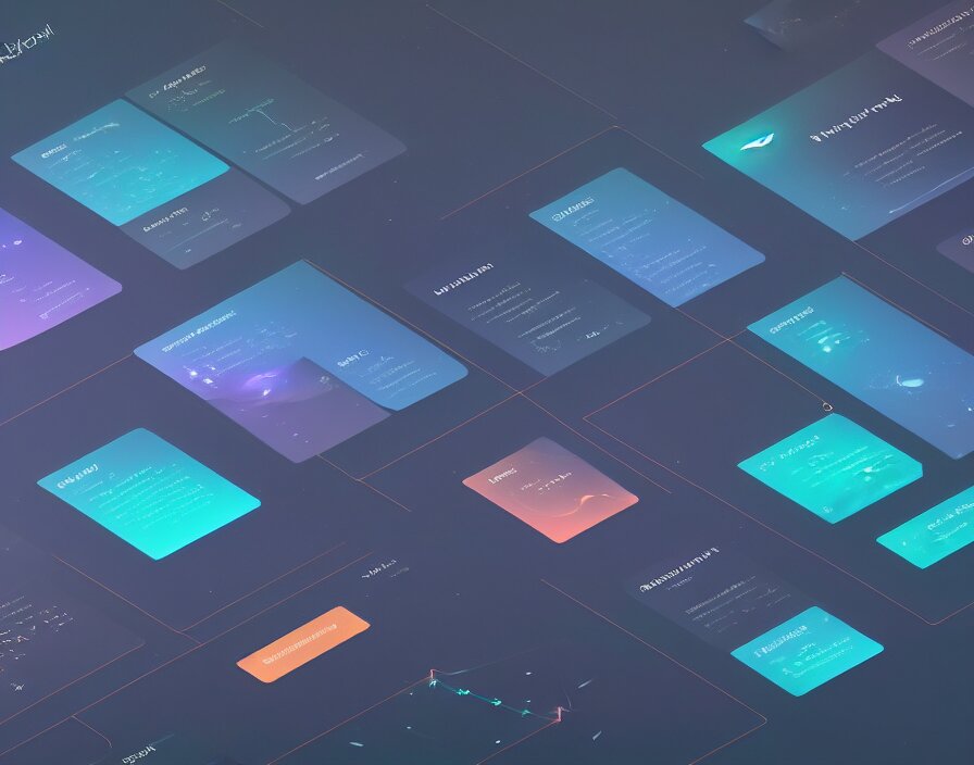 beautiful render of a futuristic canva template for viewing astrometrics, uiux by halo lab and greg rutkowski, new and noteworthy on dribbble, trending on artstation, unreal engine, 8 k hd wallpaper, kitbash, elements, adobe express, figma template, game assets, asset pack, well rendered 