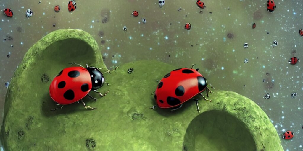 Lexica - A 3 d rendered movie still a ladybug descendant 1 million into ...