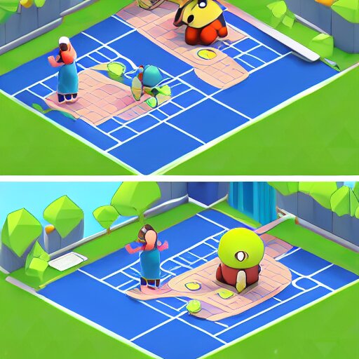 a chubby cute pokemon gym room, 3 d illustration, isometric, 1 0 0 mm, studio lighting 