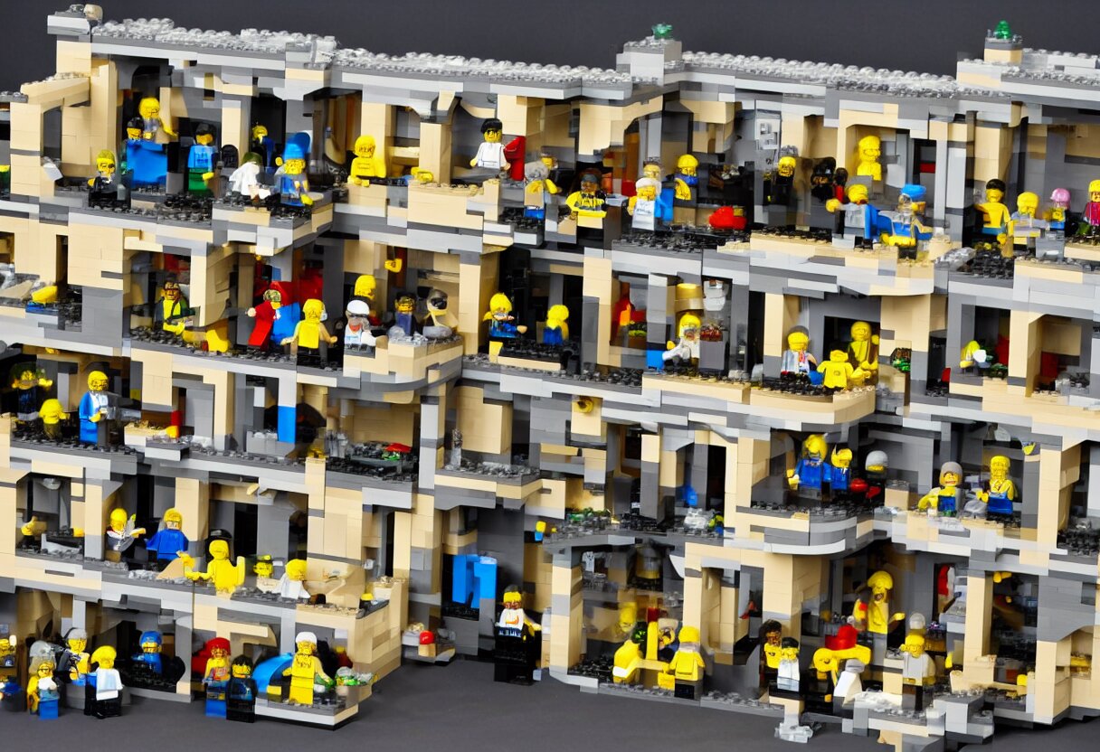 mar - a - lago fbi raid lego set 