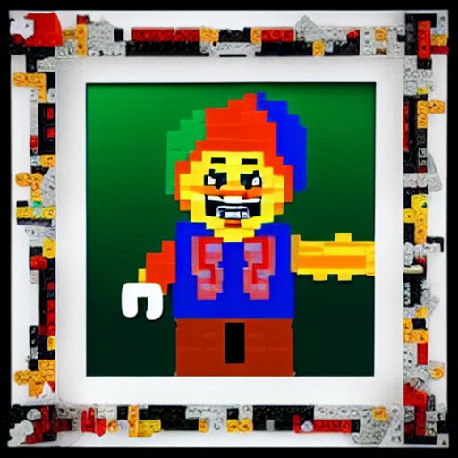 chuckie finster made of legos 