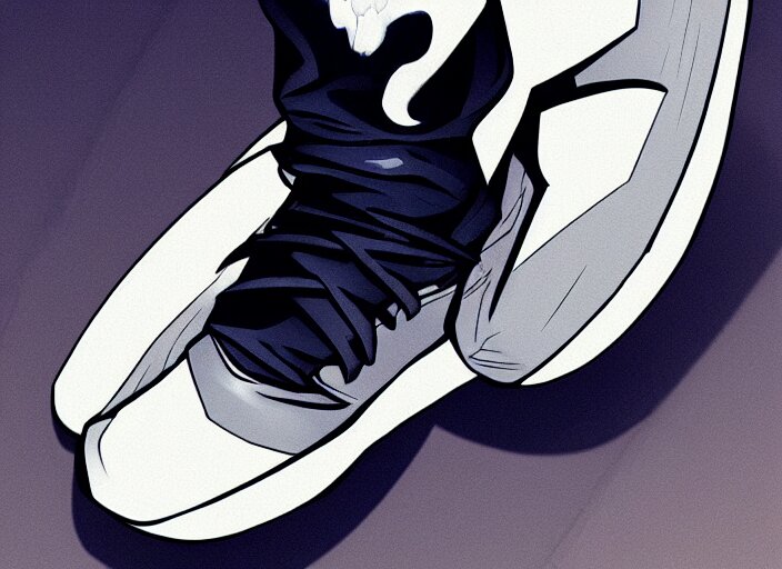 basketball sneakers concept of moon knight, trending on artstation, smooth, sharp focus 