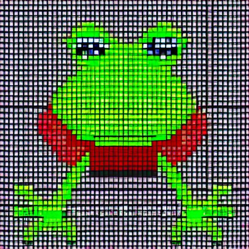 pixel art frog # pixelart 