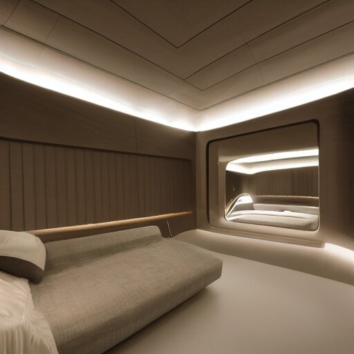 room designed by zaha hadid 