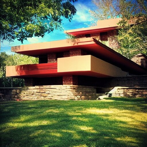 “ a frank lloyd wright house ” 