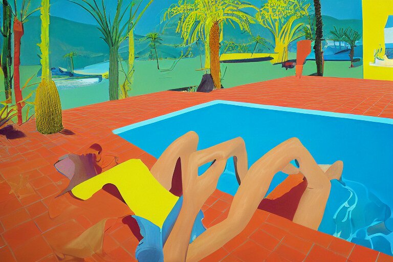 Lexica David Hockney A Bigger Splash 1967 Painting   6ad5df2d 2c4f 4ce0 8791 8f8c9a7821bb