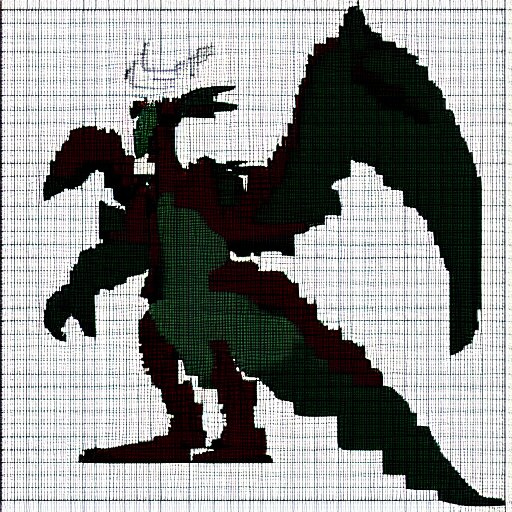 Hard Cool Pixel Art Grid