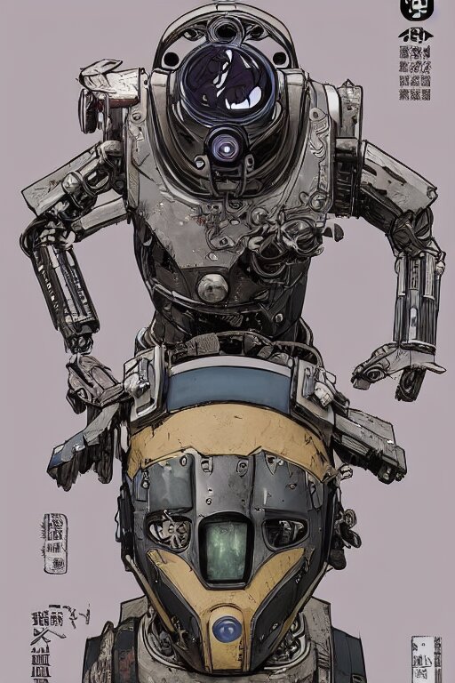 
robot ninja mask helmet bot borderland that looks like it is from Borderlands and by Feng Zhu and Loish and Laurie Greasley, Victo Ngai, Andreas Rocha, John Harris 
