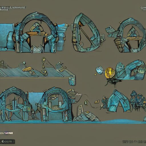 blueprints for dofus, concept art, blueprint