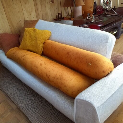 couch made of potatoes 