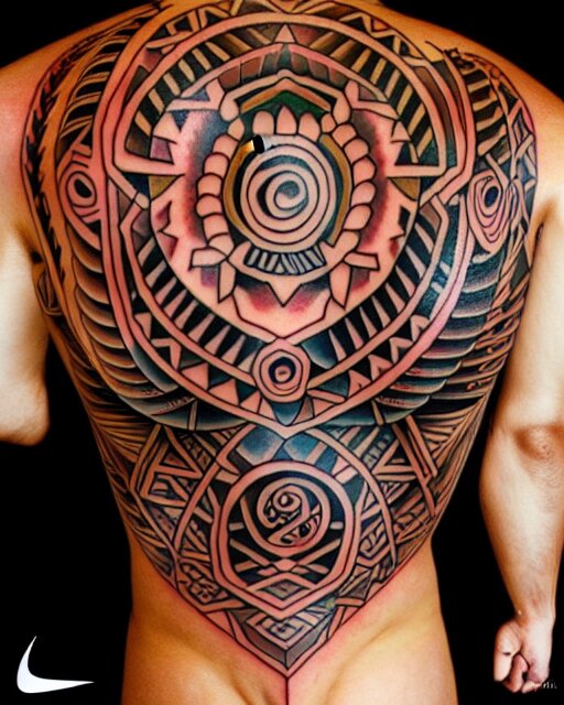 tahitian tattoo, artstation 