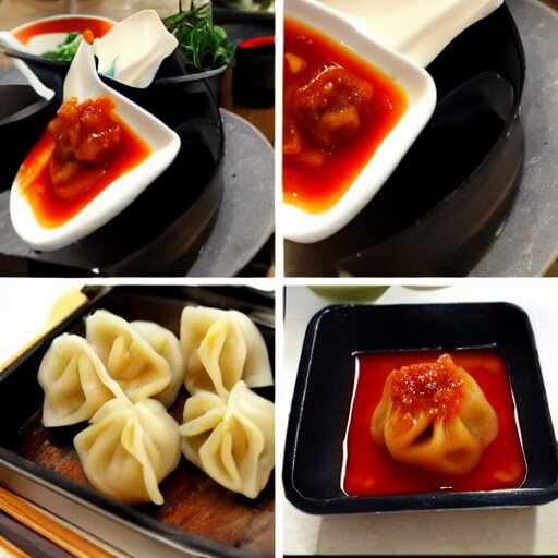 delicious dumplings with chili sauce made by hayao miyazaki!! 