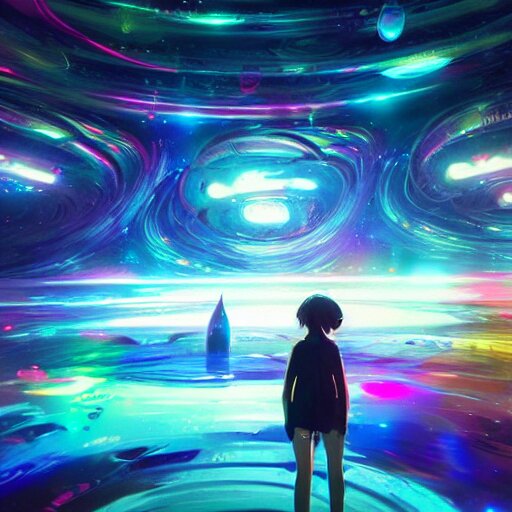 psychedelic liquids space, colorful, cinematic, by wlop, by ilyu kuvshinov, by greg rutkowski, by makoto shinkai, super detailed, unreal engine 5, octane render, 8 k, super realistic 