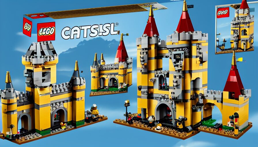 lego castle, 8K