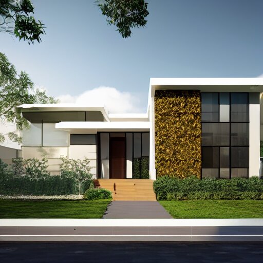 render of a beautiful modern home designed for cozy aesthetics!, energy efficiency and maximizing plants and greenery, cg render, golden light, high resolution, professional 