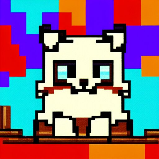 popcat, pixel art 