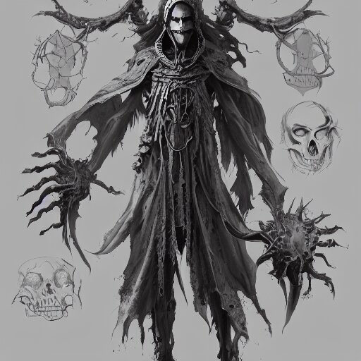 Lexica - Vecna the arch lich design, character sheet, Moebius, Greg ...