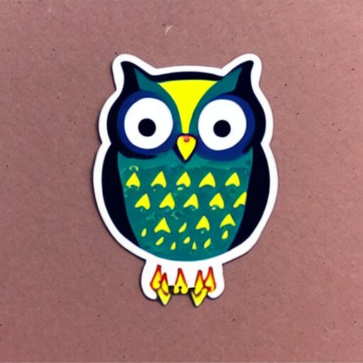 love owl sticker 