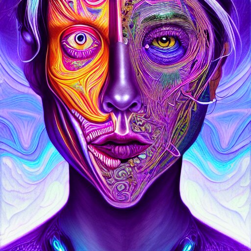 an extremely psychedelic portrait of a ghost, surreal, lsd, face, detailed, intricate, elegant, lithe, highly detailed, digital painting, artstation, concept art, smooth, sharp focus, illustration, art 