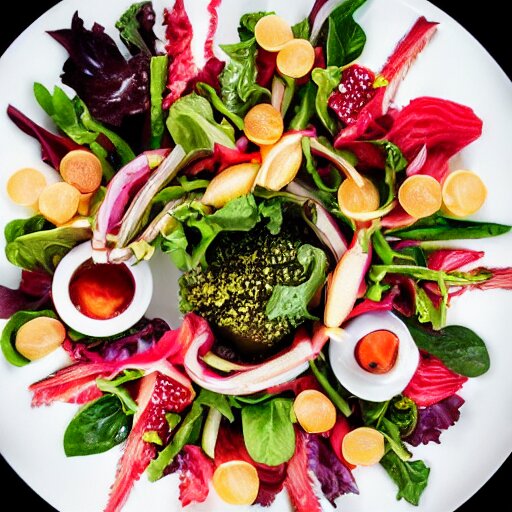 food photography of a human teeth salad with lots of human teeth and a pinch of human teeth with a side of human teeth 