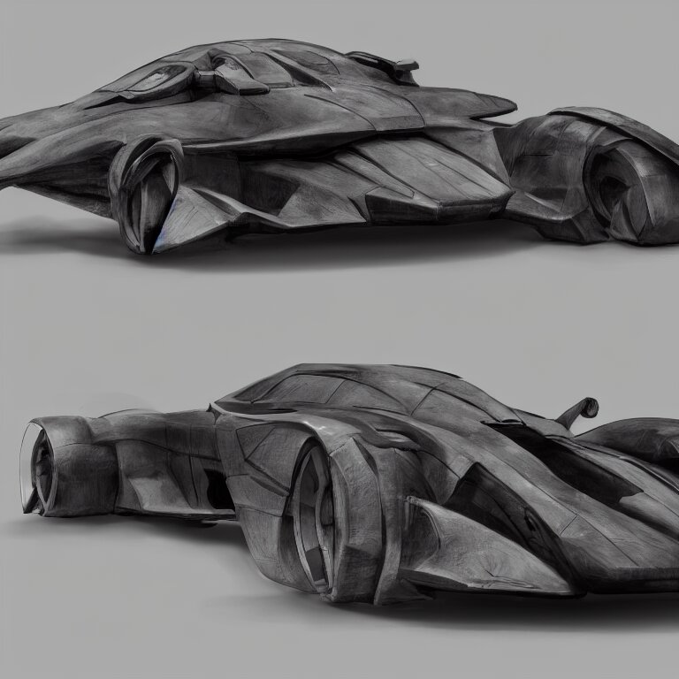 technical drawings of the batmobile as done by leonardo davinci, 8 k resolution, detailed illustration, octane render 