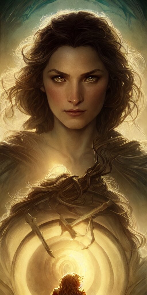 girls, lord of the rings, d&D, magic the gathering, ancient, sand, emerald, intricate, highly detailed, digital painting, artstation, concept art, smooth, sharp focus, illustration, Unreal Engine 5, 8K, art by artgerm and greg rutkowski and alphonse mucha