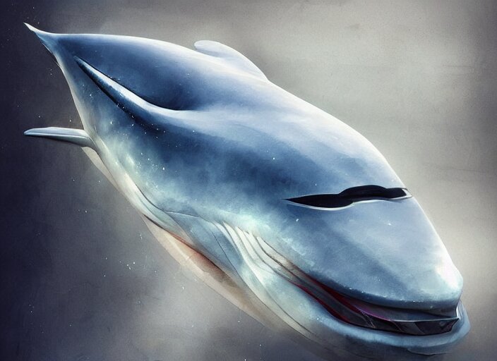 beautiful concept design of a car that looks almost like a fish, a shark or a whale. car design by cory loftis, fenghua zhong, ryohei hase, ismail inceoglu, ruan jia, henrik fisker, bruce kaiser, scott robertson, dmitry mazurkevich, doruk erdem, and jon sibal. volumetric light 