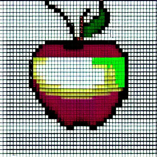 apple pixel art