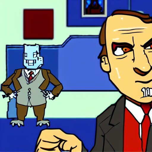 saul goodman from undertale ( 2 0 1 5 videogame ), very detailed 