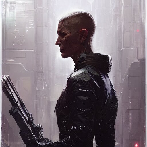 neuromancer, painted by greg rutkowski, painted by magali villeneuve, digital art, trending on artstation, wintermute 