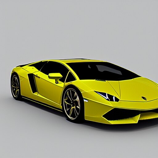 wireframe 3d model, Lamborghini