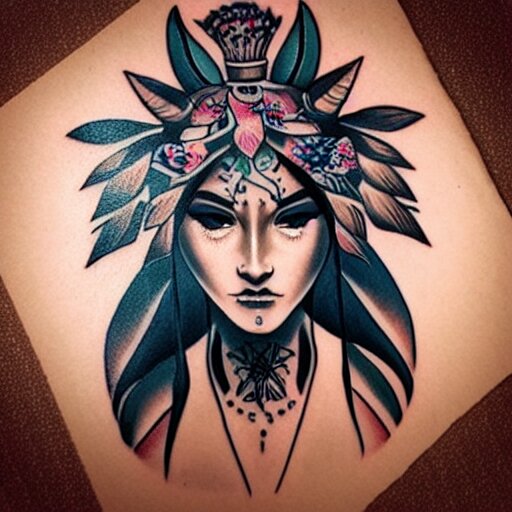 tattoo design, stencil, tattoo stencil, traditional, beautiful p