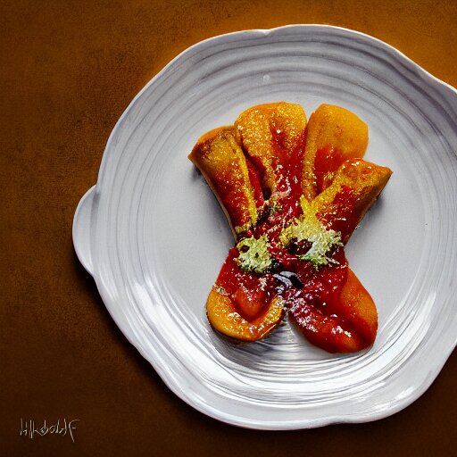 an empty plate, culinary art photography 