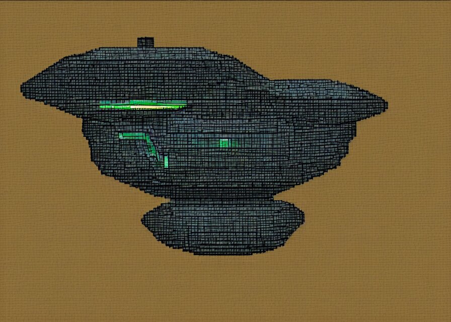 alien mothership, videogame texture, drawn in microsoft paint 