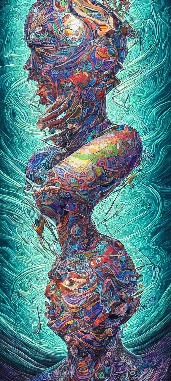 android jones alex grey android jones alex grey mark cooper, artgerm artstation award winning photorealistic detailed hypervivid intense fantasy concept art, hypervivid intense mcbess, the sea by dan mumford 