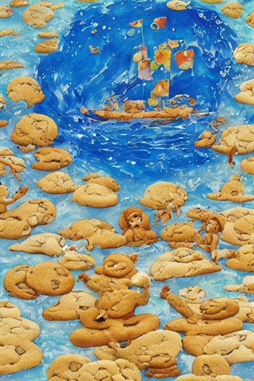 a cookie ocean, by jerry pinkney 