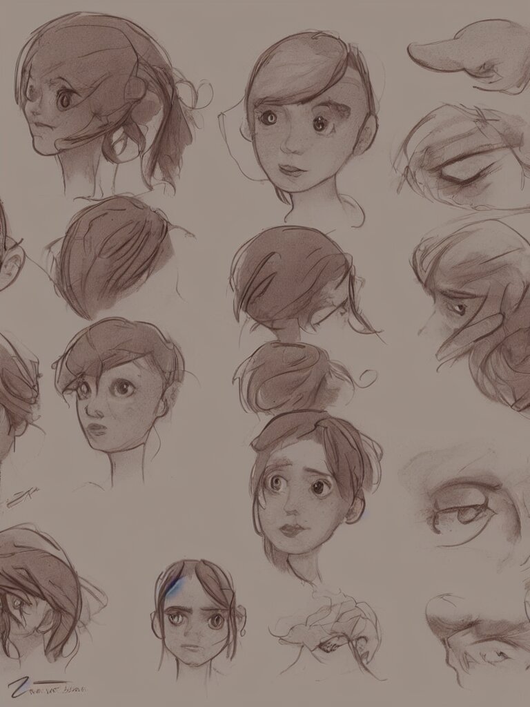 freckles by disney concept artists, blunt borders, golden ratio 