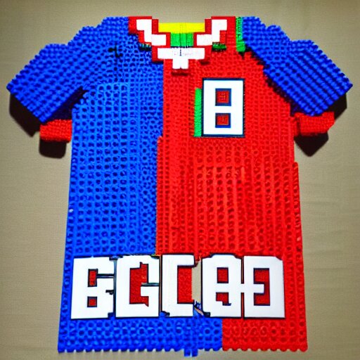 New Jersey made from lego bricks