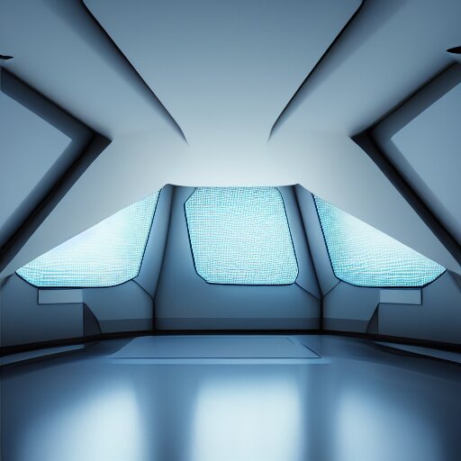 futuristic room render, XF IQ4, 150MP, 50mm, f/1.4, ISO 200, 1/160s, natural light, Adobe Photoshop, Adobe Lightroom, DxO Photolab, polarizing filter, Sense of Depth, AI enhanced, HDR