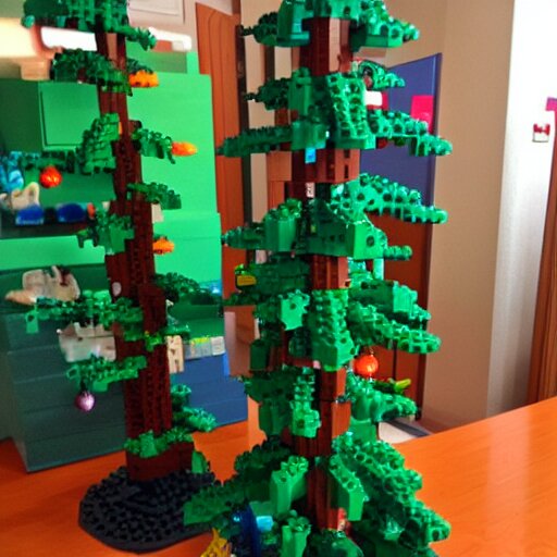 standard lego trees