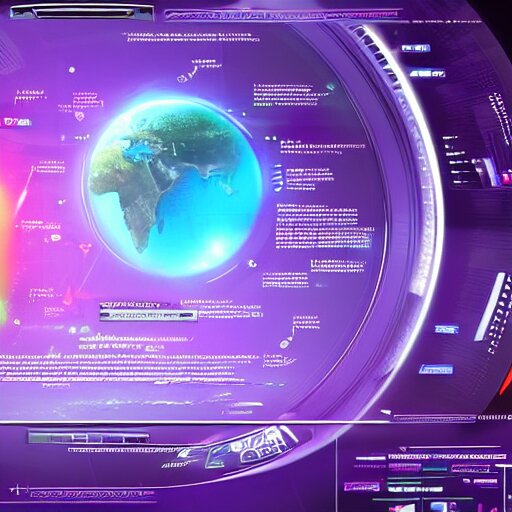 futuristic screen depicting an alien planet with purple continents, labels and info onscreen, infographic style, mass effect screenshot, sci fi info screen 