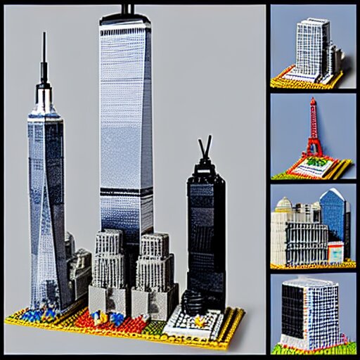 world trade center lego set 