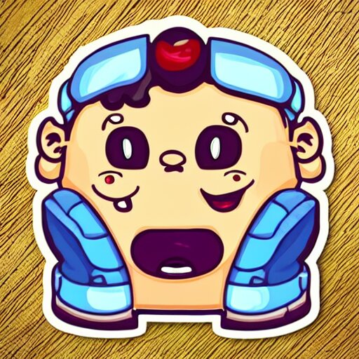 cute sticker of baba is you videogame 