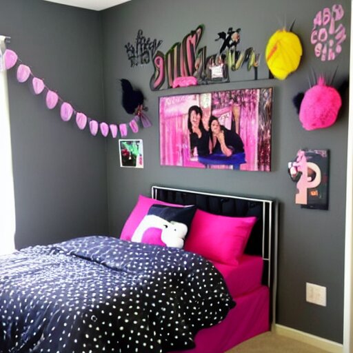 teen girls bedroom