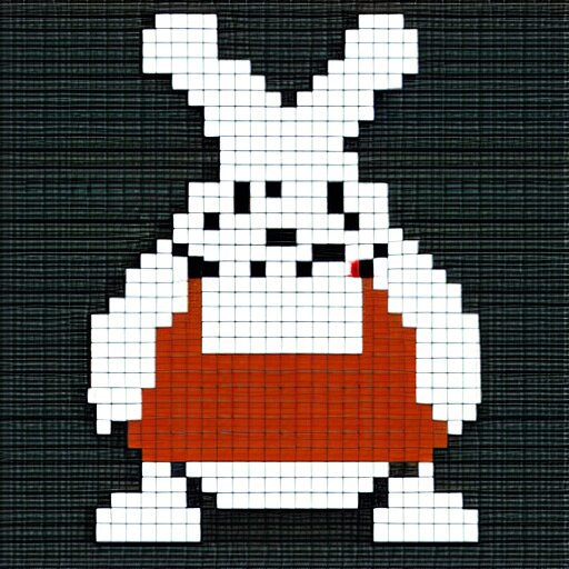 pixel art of big chungus