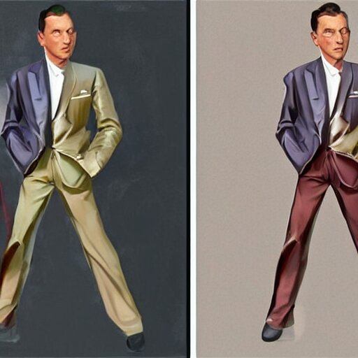 perfect composition, subdued color palette, award-winning concept art, detailed digital painting, airbrushed, low contrast: costume design for young Frank Sinatra as a poor 1950s bartender. Volumetric cinematic lighting, great attention to perfect anatomy, special attention to posing, great attention to realistic facial expression, faithful cinematic color scheme, perfectly coherent. In the style of: Greg Rutkowski, Francis Bacon, Syd Mead, Norman Rockwell, Beksinski, Edward Hopper, James Gilleard, Ilya Kuyshinov, WLOP, Stanley Artgerm, Takato Yamamoto, and James Jean.