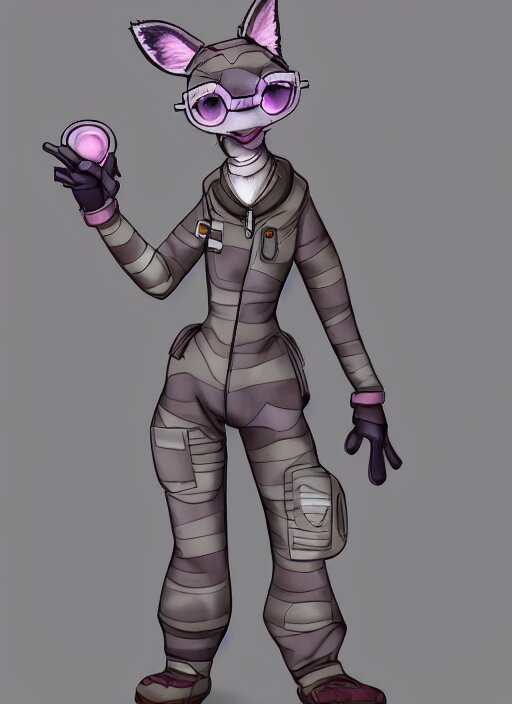 digital detailed full body of anthromorphic female hyena, in style of zootopia, zootopia, zootopia, fursona, furry, furaffinity, 4 k, deviantart, furry art, fursona art, wearing astronaut outfit, in style of zootopia, hyena fursona, cyberpunk, female, detailed feminine face, 