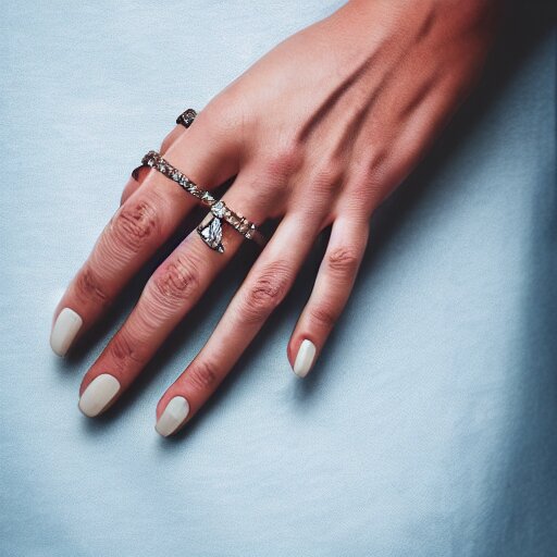 Photo of a hand Jewellery model, bold, self confidence, cinematic, focus